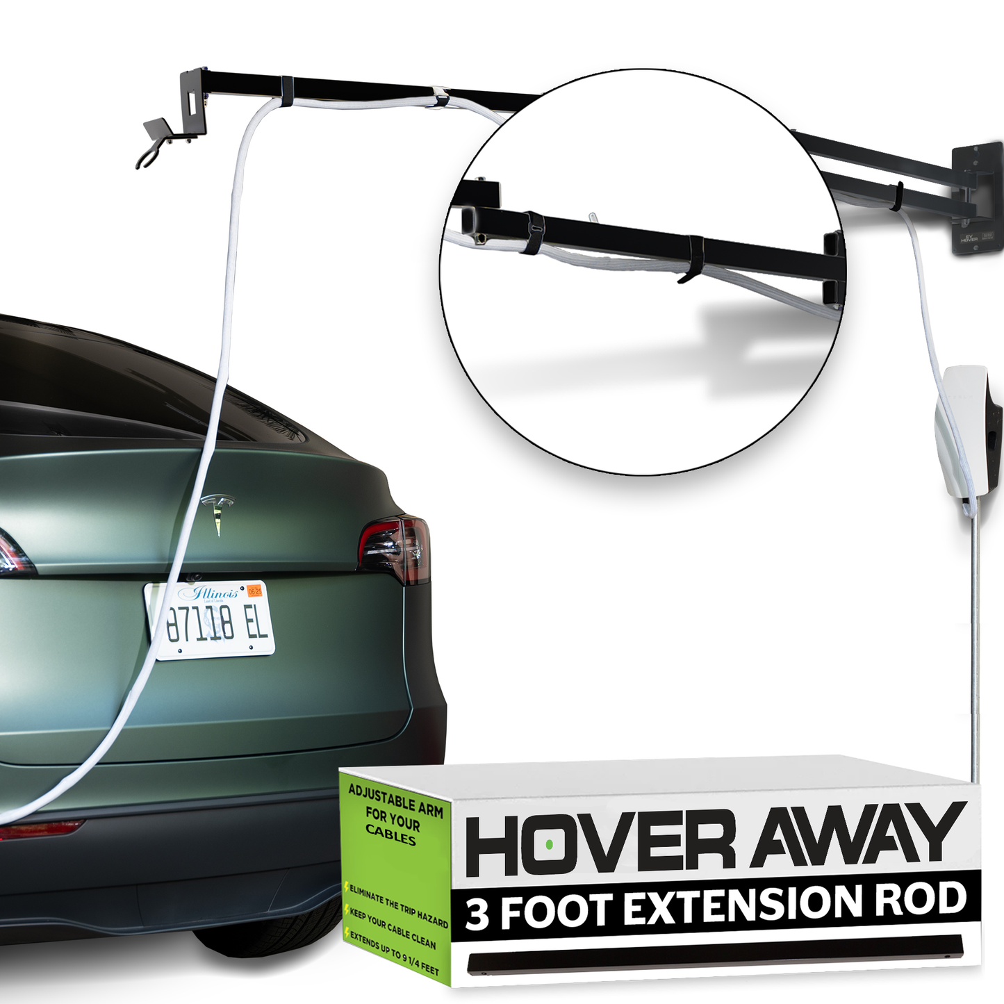 Hover Away 3-Foot Extender Arm for the Hover Away Version 4