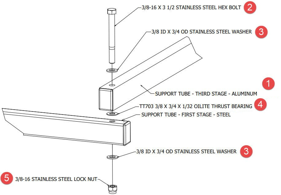 Hover Away 3-Foot Extender Arm for the Hover Away Version 4